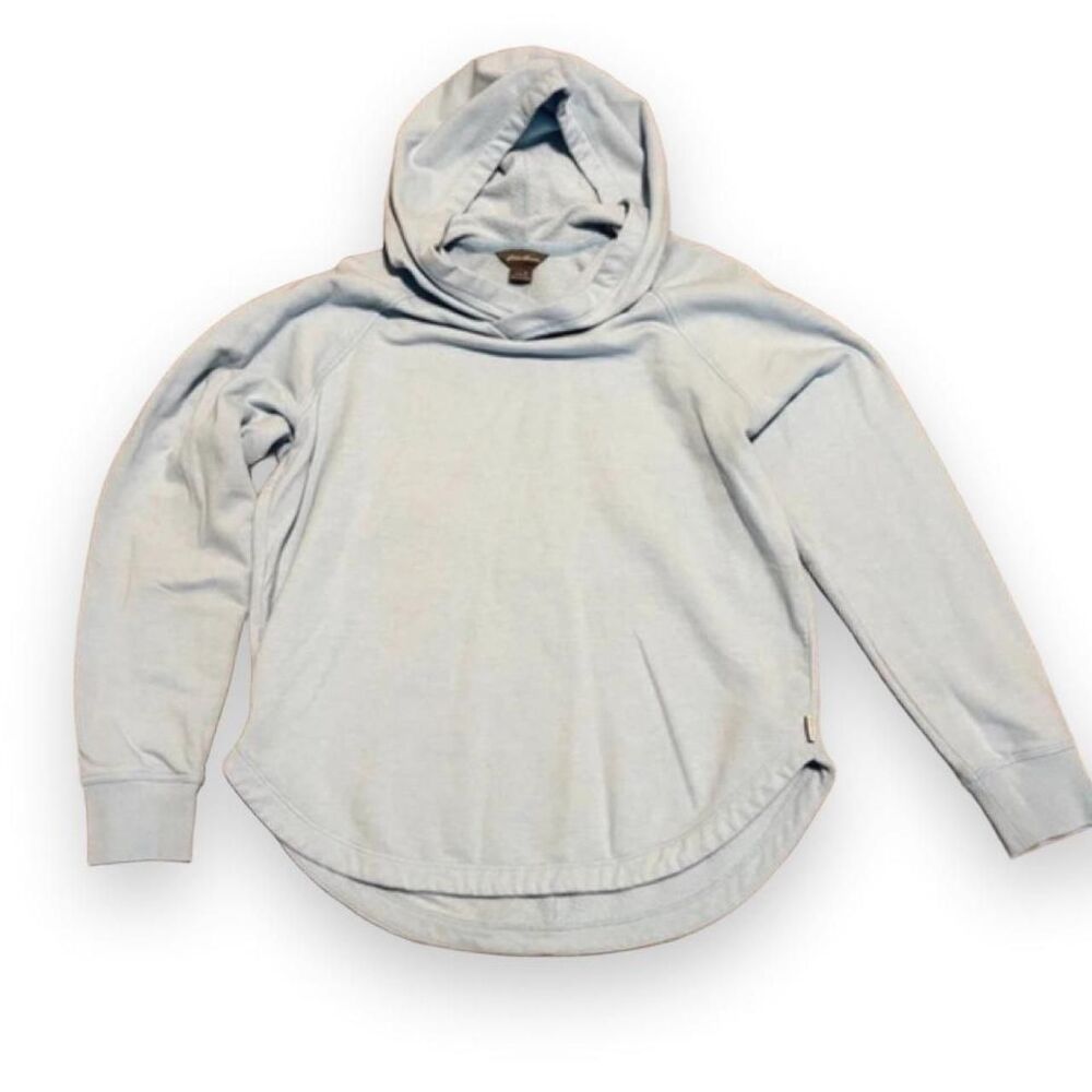 Eddie Bauer Light Blue Fleece Hoodie Women's S